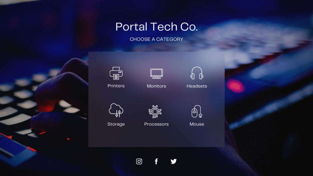 Website Design for Electronics