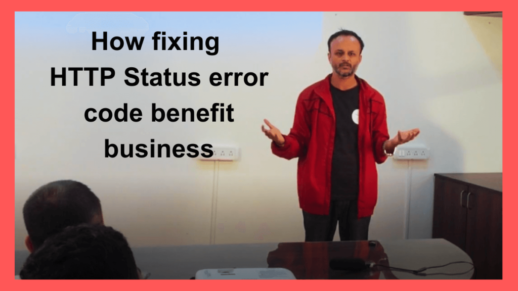 Founder conducting Workshop: HTTP Status error code